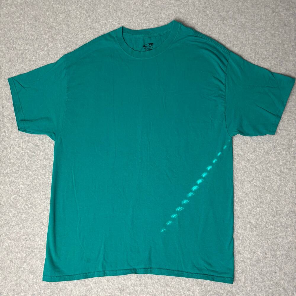 Champion Men's Teal Short Sleeve Work Wear 100% Cotton T-Shirt - Size XL